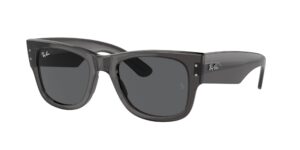 0RB0840S MEGA WAYFARER 1406B1 - Transparent Black - Dark Grey - Size 51