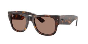 0RB0840S MEGA WAYFARER 902/1A - Havana - Light Violet - Size 51