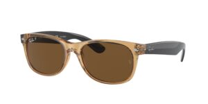 0RB2132 NEW WAYFARER 945/57 - Honey - Brown Polarized - Size 55