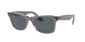0RB2140 WAYFARER 1355R5 - Grey On Transparent - Blue - Size 50