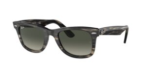 0RB2140 WAYFARER 136071 - Striped Grey - Gradient Grey - Size 50