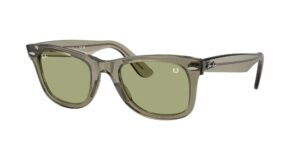 0RB2140 WAYFARER 68694E - Transparent Green - Bottle Green - Size 50