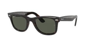 0RB2140 WAYFARER 902/58 - Tortoise - Green Polarized - Size 50