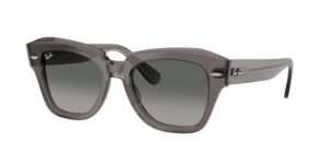 0RB2186 STATE STREET 136971 - Transparent Grey - Grey Gradient - Size 49