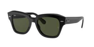 0RB2186 STATE STREET 901/31 - Black - G-15 Green - Size 49