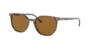 0RB2197 ELLIOT 135757 - Havana Brown Grey - Brown Polarized - Size 52