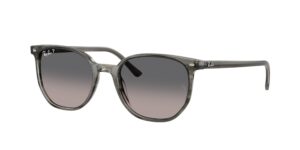 0RB2197 ELLIOT 1438M3 - Striped Grey - Polarized Grey Gradient - Size 52