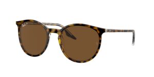 0RB2204 139357 - Havana On Transparent - Brown Polarized - Size 51