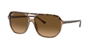 0RB2205 BILL ONE 1292M2 - Havana On Transparent Brown - Brown Polarized - Size 57