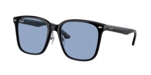 0RB2206D 901/72 - Black - Light Blue - Size 57