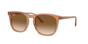 0RB2210 676451 - Transparent Brown - Clear & Brown - Size 53