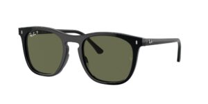 0RB2210 901/58 - Black - Green Polarized - Size 53