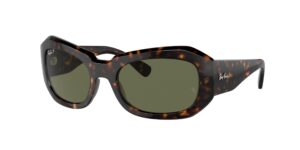 0RB2212 BEATE 902/58 - Havana - Green Polarized - Size 56