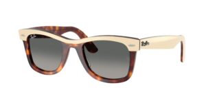 0RB2240 WAYFARER 144371 - Beige On Havana - Gradient Grey - Size 50