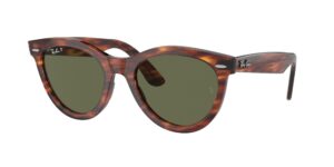 0RB2241 WAYFARER WAY 954/58 - Striped Havana - Green Polarized - Size 51