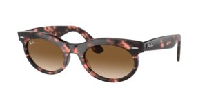0RB2242 WAYFARER OVAL 133451 - Pink Havana - Clear & Brown - Size 50