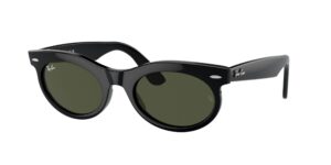 0RB2242 WAYFARER OVAL 901/31 - Black - Green - Size 53