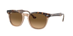 0RB2298 HAWKEYE 1292M2 - Havana On Transparent Brown - Brown Polarized - Size 52
