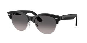 0RB2341 CLUBMASTER WAY 1354M3 - Black On Silver - Grey Gradient Polarized - Size 51