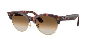 0RB2341 CLUBMASTER WAY 143251 - Pink Tortoise On Gold - Clear Gradient Brown - Size 51