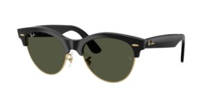 0RB2341 CLUBMASTER WAY 901/31 - Black On Gold - Green - Size 51