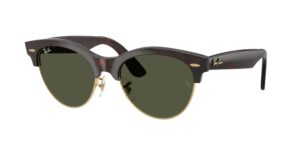 0RB2341 CLUBMASTER WAY 990/31 - Red Havana On Gold - Green - Size 51