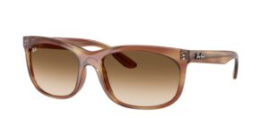 0RB2389 BALORETTE 140351 - Striped Brown - Clear Gradient Brown - Size 57