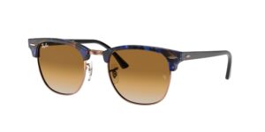 0RB3016 CLUBMASTER 125651 - Brown & Blue - Light Brown Gradient - Size 49