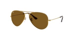 0RB3025 AVIATOR LARGE METAL 001/33 - Arista Gold - B-15 Brown - Size 55