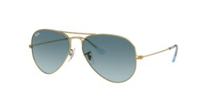 0RB3025 AVIATOR LARGE METAL 001/3M - Gold - Blue - Size 55