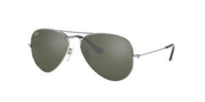 0RB3025 AVIATOR LARGE METAL 003/40 - Silver - Grey - Size 62