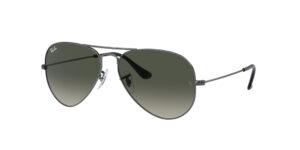0RB3025 AVIATOR LARGE METAL 004/71 - Gunmetal - Grey - Size 55