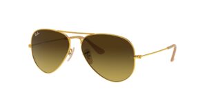 0RB3025 AVIATOR LARGE METAL 112/85 - Gold - Brown Gradient - Size 55