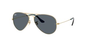 0RB3025 AVIATOR LARGE METAL 9278R5 - Arista Gold - Blue - Size 58