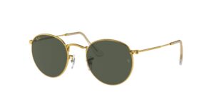 0RB3447 ROUND METAL 919631 - Gold - G-15 Green - Size 47