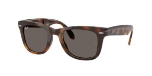 0RB4105 FOLDING WAYFARER 710/B1 - Havana - Dark Grey - Size 50