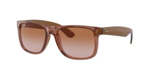 0RB4165 JUSTIN 659413 - Transparent Light Brown - Brown - Size 55