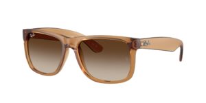 0RB4165 JUSTIN 681413 - Rubber Beige - Gradient Brown - Size 55