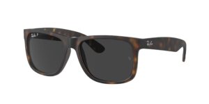 0RB4165 JUSTIN 865/87 - Havana - Dark Grey Polarized - Size 55