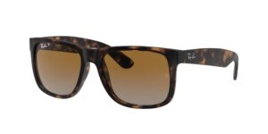 0RB4165 JUSTIN 865/T5 - Havana - Brown & Grey Polarized - Size 55