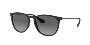0RB4171 ERIKA 622/T3 - Rubber Black - Grey Polarized - Size 54