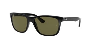 0RB4181 RB4181 601/9A - Black - G-15 Green Polarised - Size 57