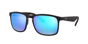 0RB4264 601SA1 - Black - Blue Polarised+ - Size 58