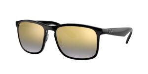0RB4264 601/J0 - Black - Blue & Gold Polarised+ - Size 58
