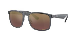 0RB4264 876/6B - Grey - Violet Polarised+ - Size 58