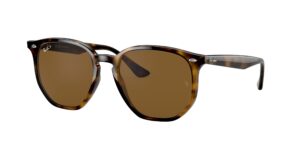 0RB4306 710/83 - Light Havana - Brown Polarized - Size 54
