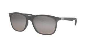 0RB4330CH CHROMANCE 60175J - Grey - Silver Polarised+ - Size 56