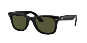 0RB4340 WAYFARER 601/58 - Black - G-15 Green Polarised - Size 50