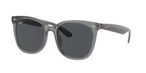 0RB4379D 659987 - Transparent Grey - Dark Grey - Size 55