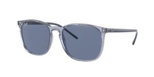 0RB4387 639980 - Transparent Blue - Dark Blue - Size 56
